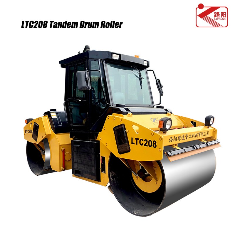 Luoyang Lutong LTC208 double drum road roller (China): model, parameters, images, price, parts