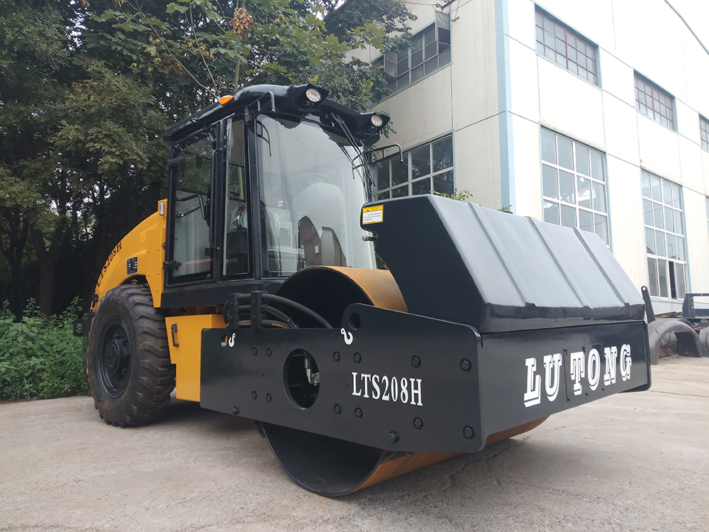 Luoyang Lutong Heavy Industry LTS208H 8ton hydraulic single drum road roller: specifications, images, introduction, and parts details
